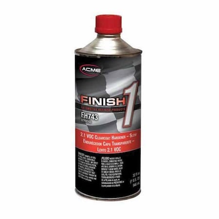 Finish 1 2.1 VOC Clearcoat Slow Hardener Quart FH74314
